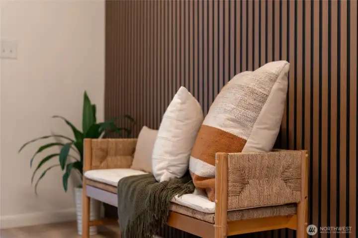 DROP ZONE PERFECTION | Stylish spot for ditching the shoes, coats and backpacks.