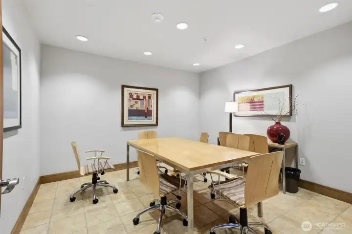 Conference room off of the lounge area.