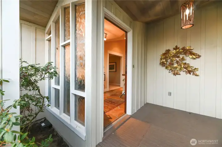 Signature elements include cedar & fir, slate floors, floor-to-ceiling windows to harvest natural light.