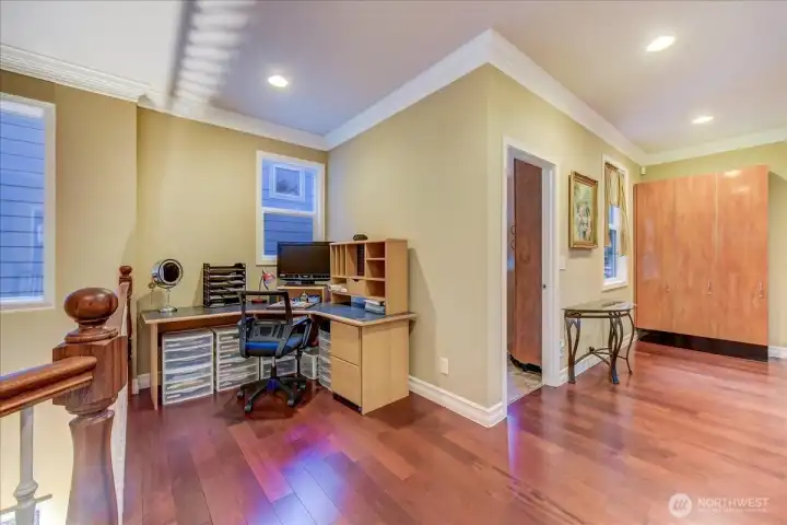 Office, study, crafts, art loft, you decide!