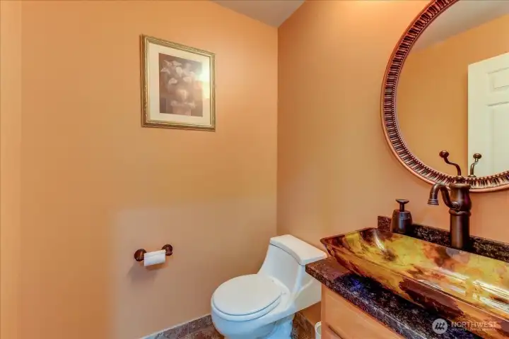 Main floor powder bath