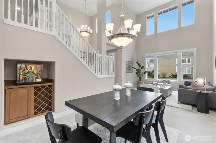 Built in wine cabinet