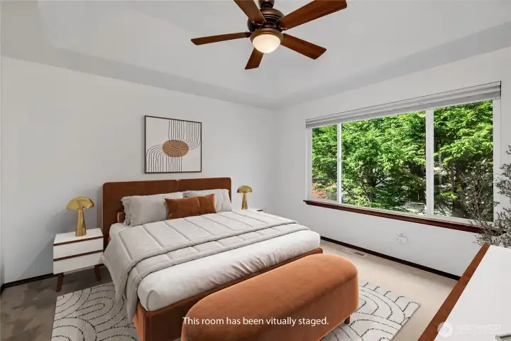 Primary Bedroom -  Virtual Staged