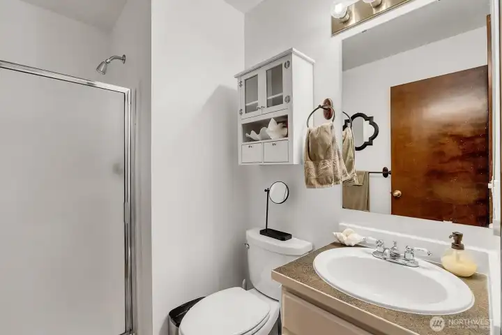 3/4 Bathroom adjacent to 3rd Bedroom