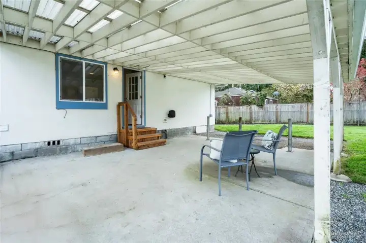 Covered Carport Flexible for Patio Space