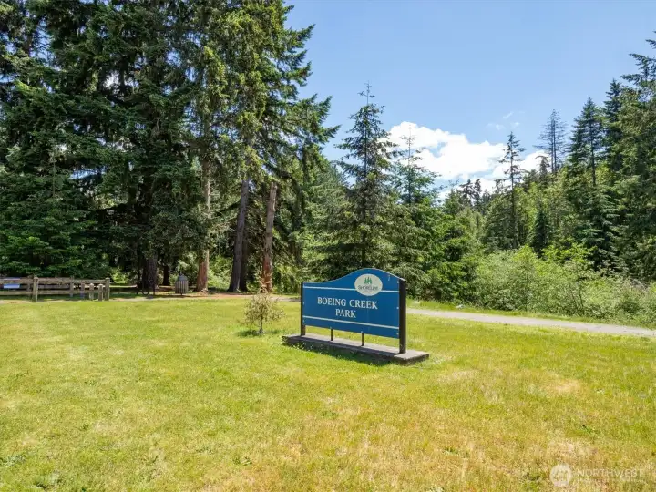 Just down the street from Boeing Creek Park.