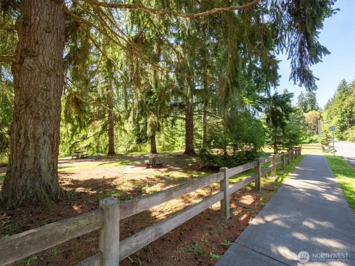 Enjoy nature at Boeing Creek Park.