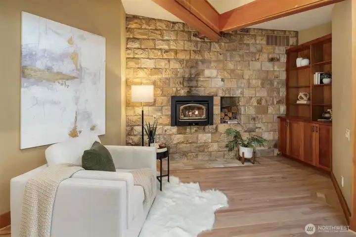 Relax while enjoying a cup of coffee in your cozy nook