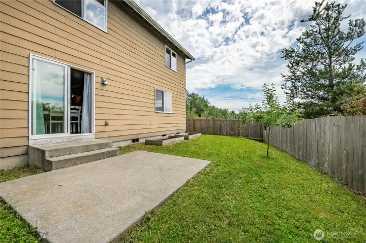 patio low maintenance yard
