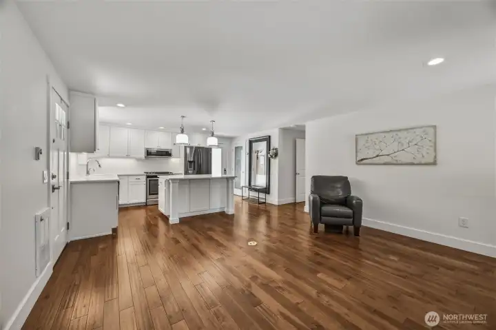 Open concept living in the MIL/ADU