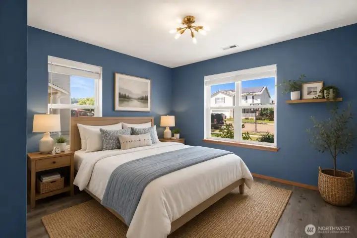 Bedroom 4 virtually staged