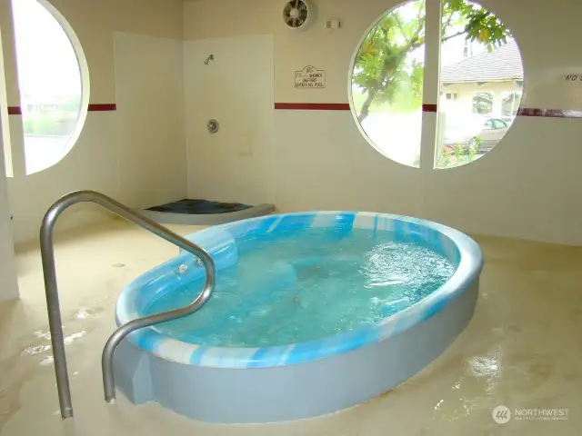 Indoor Hot Tub.