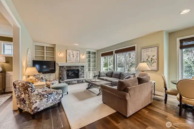 Living Room off the Kitchen