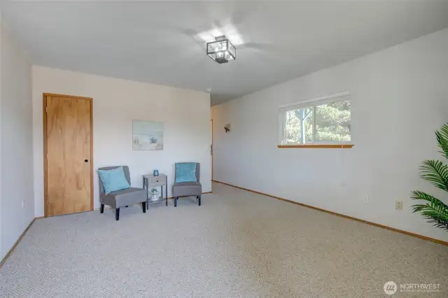 Bottom floor main entry. Seconfd living space