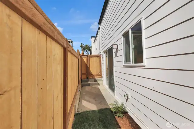 Private, fully fenced yard - 8040 19th Ave NW, Seattle, WA 98117