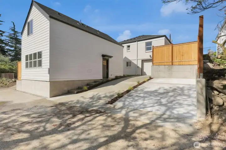 Exclusively dedicated parking pad access via alley- 8040 19th Ave NW, Seattle, WA 98117