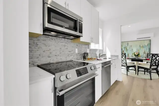 Upgraded stainless steel appliances - 8040 19th Ave NW, Seattle, WA 98117