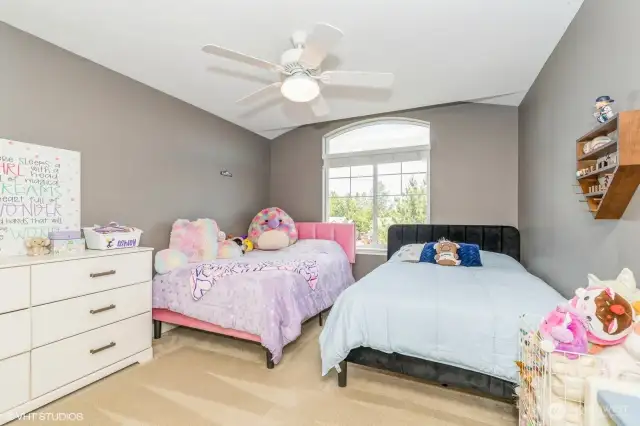 Second bedroom with nice views.