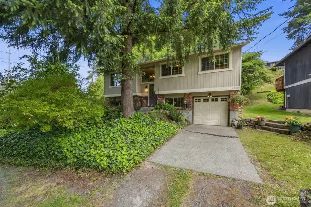 Just in time for the summer months, enjoy the convenience of central AC.  The one-car attached garage has plenty of extra storage.