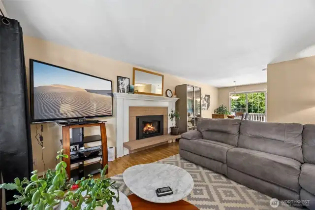 Territoral views abound.  Living an dining room adjoin for ease of entertaining.