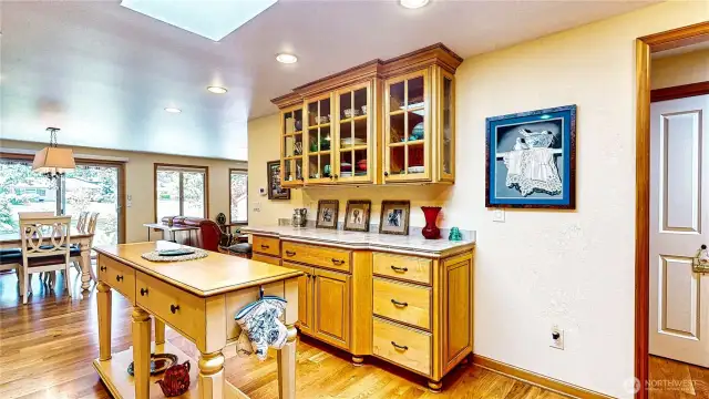 More Cabinets in Kitchen
