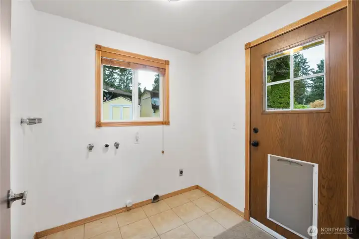 Large laundry/mud room
