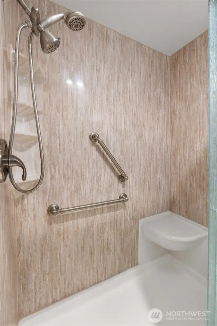 Primary shower