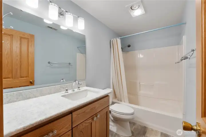 Updated main bathroom