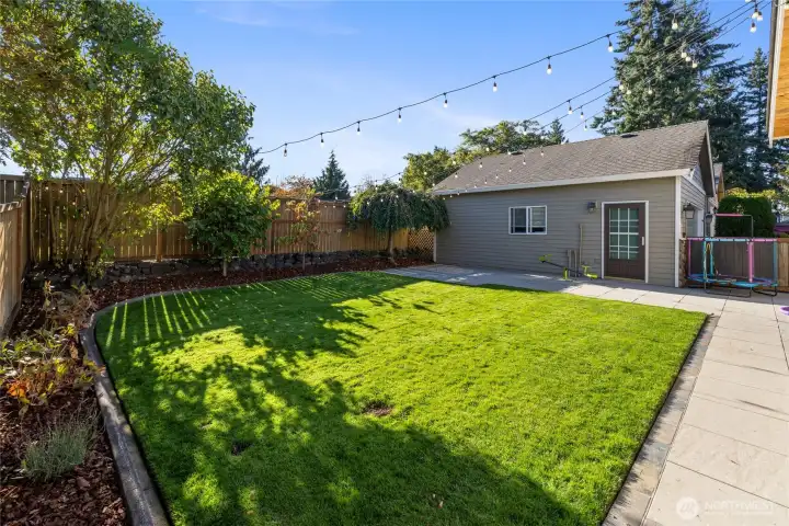 Detached 576 sq ft garage gives you so many options