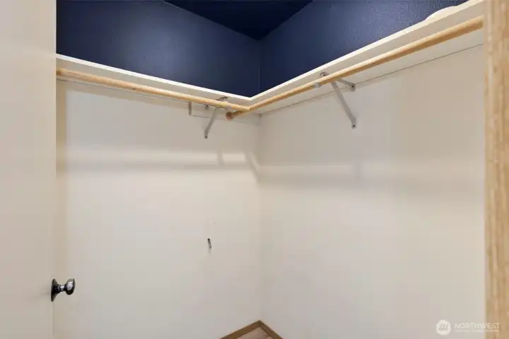 Primary walk-in closet