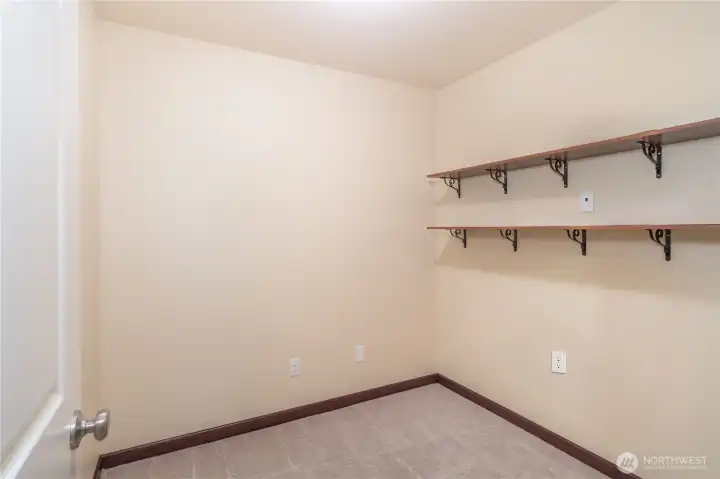 Spacious hall closet