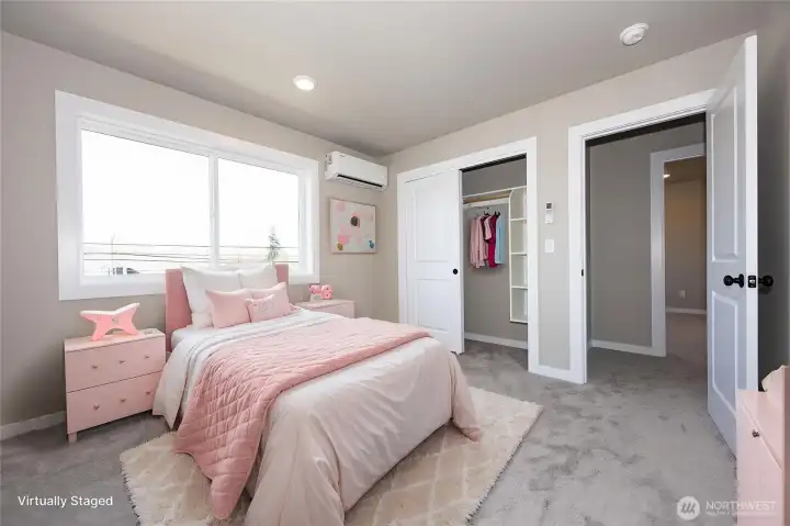 Bedroom #2 virtually staged