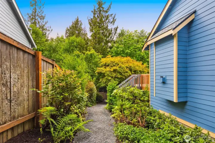 Side yard.