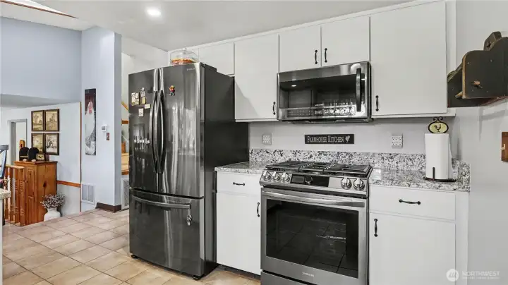 Another view of this lovely kitchen with a welcoming atmosphere.