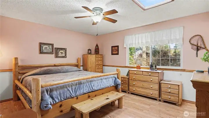 Upstairs primary bedroom.