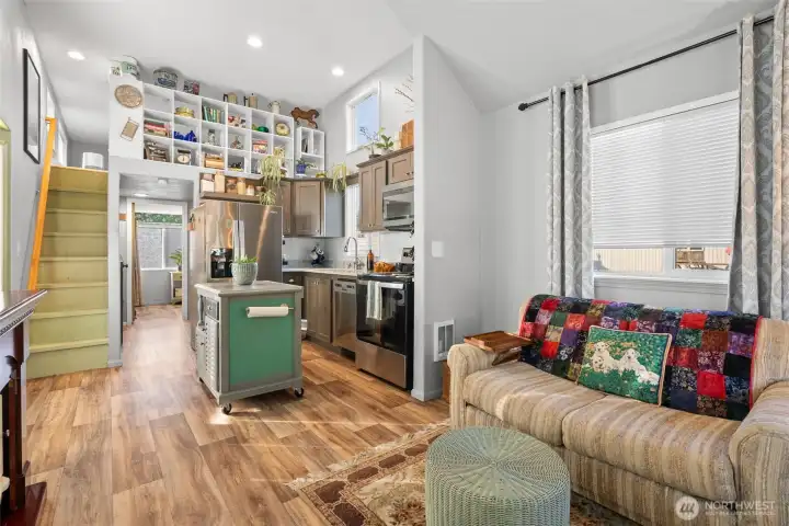 Open concept living space