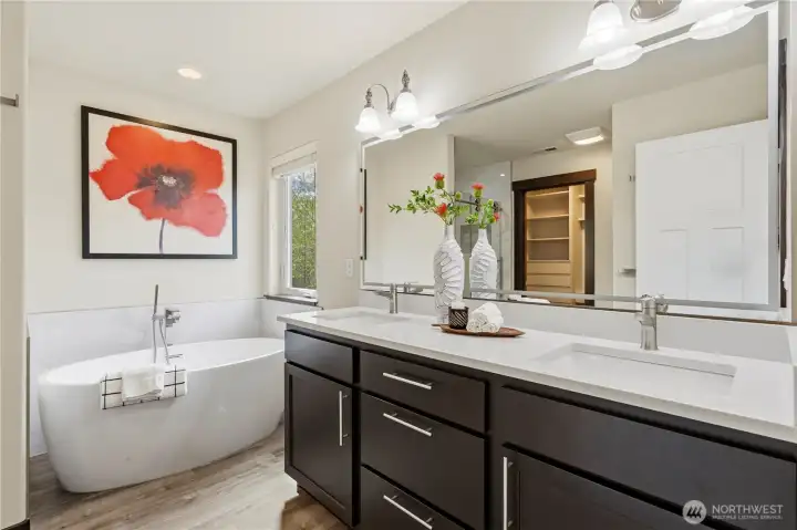 Master bathroom