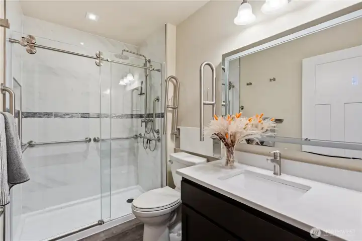 Full bathroom upstairs