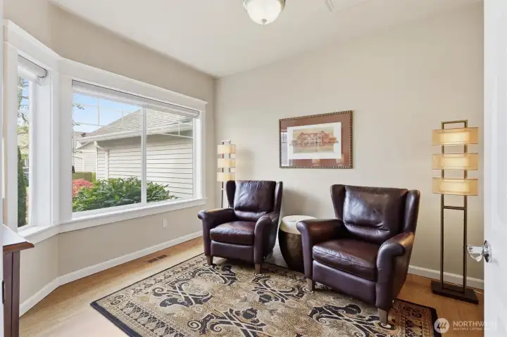 Cozy bonus office space