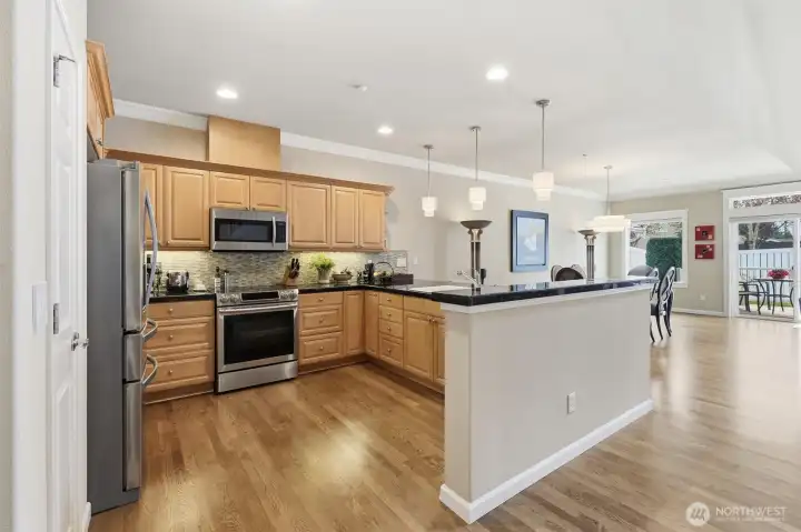 Kitchen is perfect for entertaining
