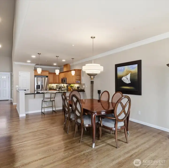 Enough dining space for a crowd