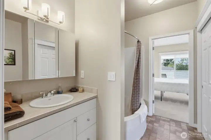 Second floor bathroom