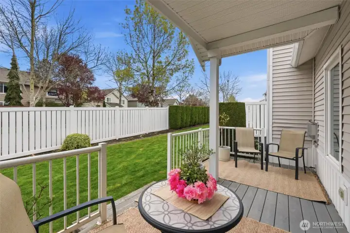 Plenty of room to enjoy sitting with guests