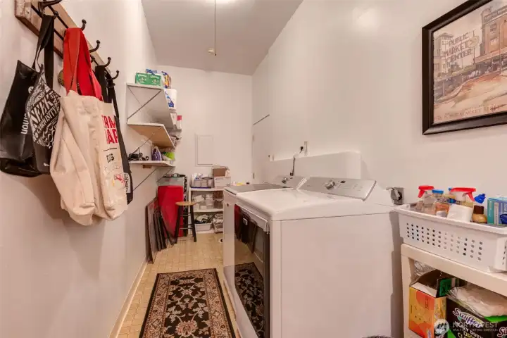 Laundry room, leads into the garage
