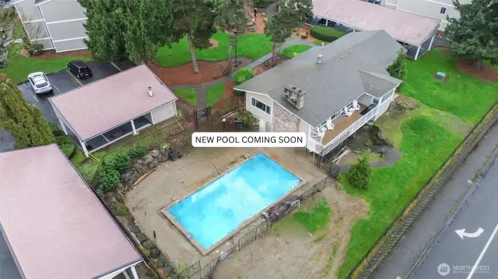 New pool coming soon! Just in time for Summer!