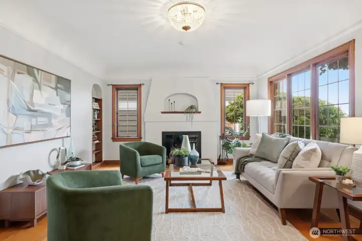 Every aspect of this home was built with impressive craftsmanship that keeps up with modern life.