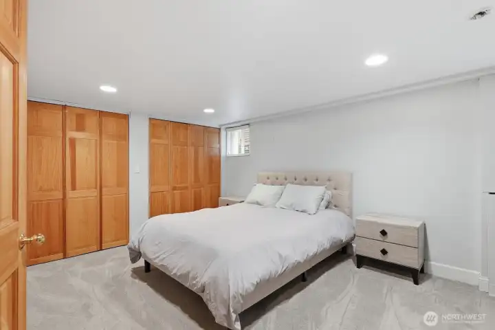 Fourth bedroom on the lower level.