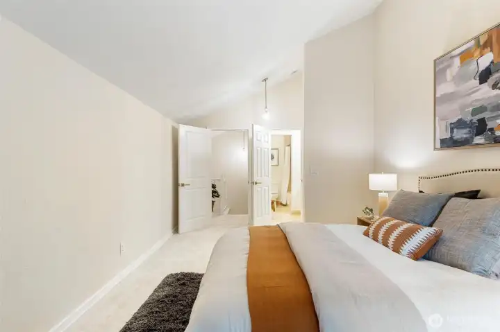 Alternate view of the primary bedroom. Alternate view of the primary bedroom.