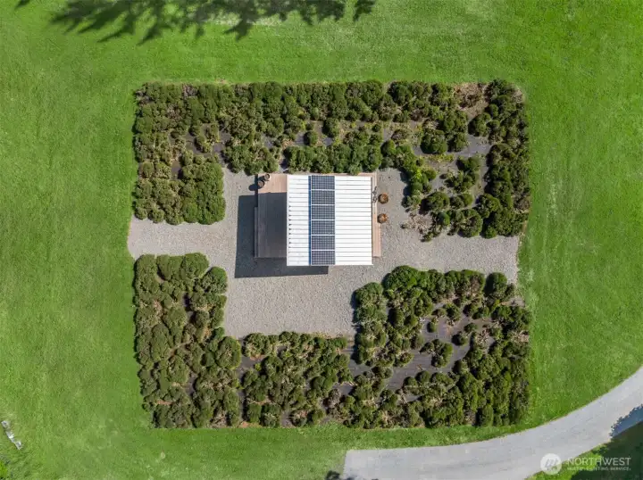 Your own lavender fields and orchard are complemented by charming outbuildings for chickens and goats, creating the ultimate coastal farmstead lifestyle.