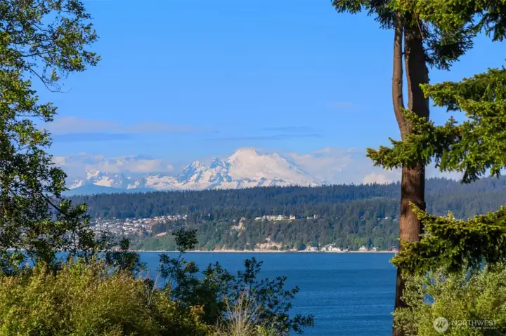 Imagine morning coffee with breathtaking views of Mount Baker and Camano Island.